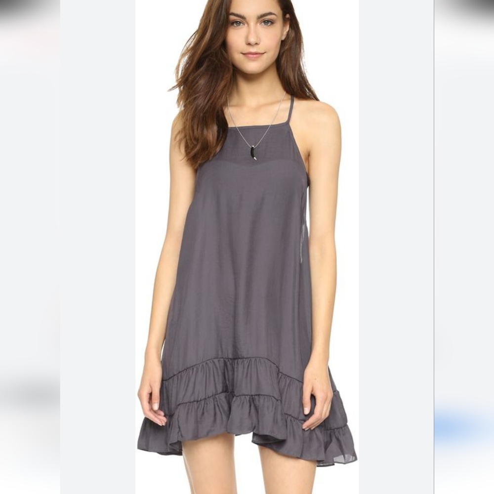 Free People‎ Intimately Raven Slip Dress Night Gown Mini
